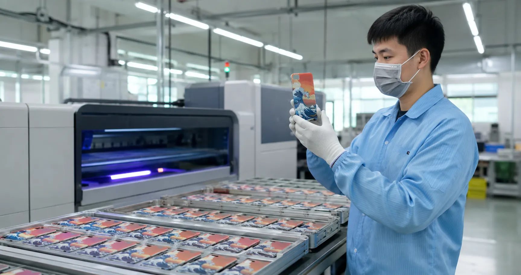 PaintNex factory workflow for Custom Printed Phone Cases: From Sample Approval to Batch Production